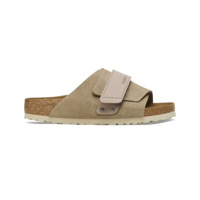 Birkenstock Kyoto Nubuck Leather Suede 'Taupe'