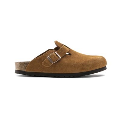 Birkenstock Boston Soft Footbed Suede 'Mink'