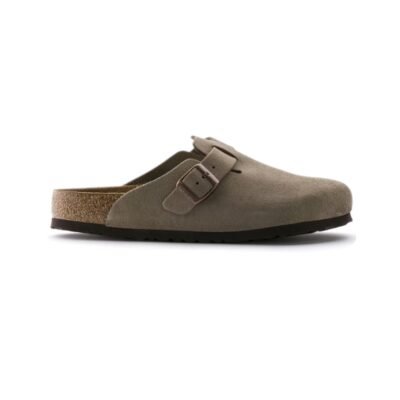 Birkenstock Boston Soft Footbed Suede 'Taupe'