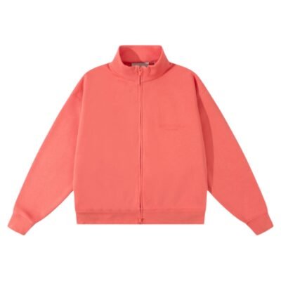 Fear Of God Essentials (Front) Fullzip Jacket “Light Orange”
