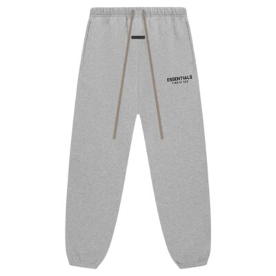 Fear Of God Essentials Logo Fleece Sweatpants “Light Heather”