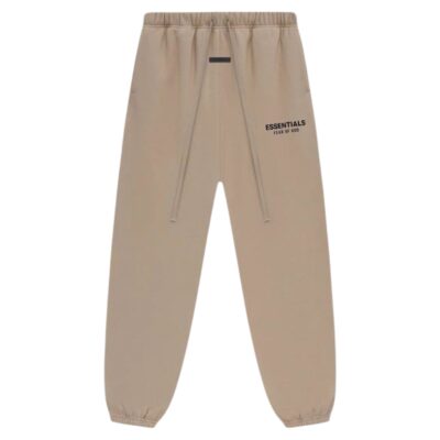 Fear Of God Essentials Logo Fleece Sweatpants “Desert Sand”