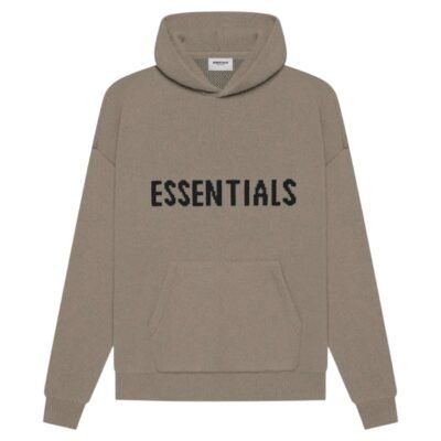 Fear Of God Essentials Knit Pullover Hoodie SS21 ‘Taupe’