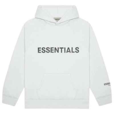 Fear of God Essentials Applique Logo Hoodie “White”