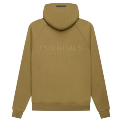 Fear of God Essentials On Back Pullover Hoodie “Amber”
