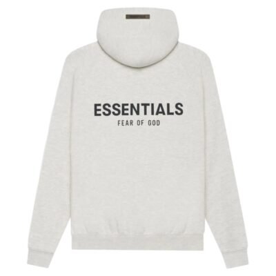 Fear of God Essentials On Back Pullover Hoodie “Oatmeal”