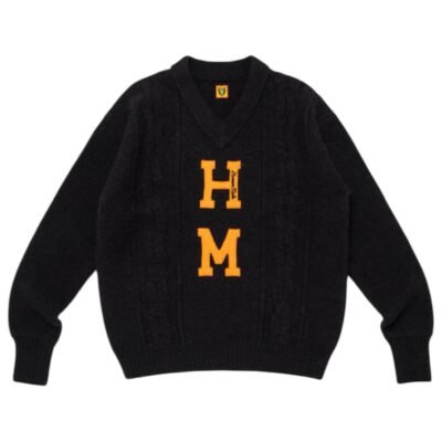 Human Made Knit V-Neck Sweater ‘Black’