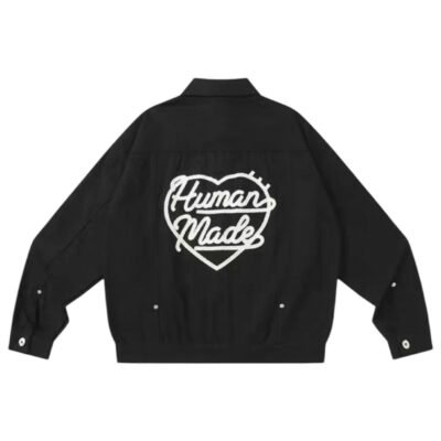 Human Made Work Wool Jacket Heart Logo ‘Black’