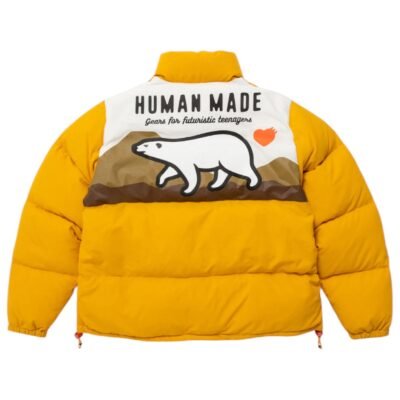 Human Made Polar Bear Down Jacket ‘Yellow’