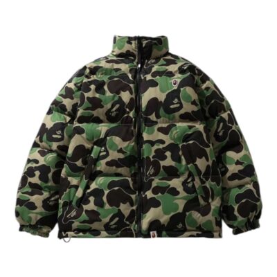 Bape ABC Camo Reversible Down Jacket ‘Green’