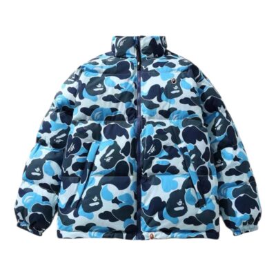 Bape ABC Camo Reversible Down Jacket ‘Blue’