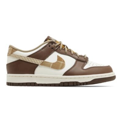 Nike Dunk Low GS “Plaid Brown”