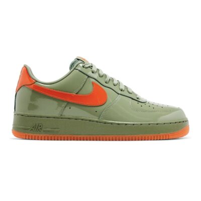 Nike Air Force 1 Low '07 Premium “Oil Green Safety Orange”