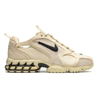 Nike x Stussy Air Zoom Spiridon Caged 2 “Fossil“