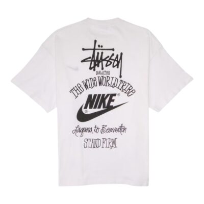 Stussy x Nike The Wide World Tribe Tee “White”
