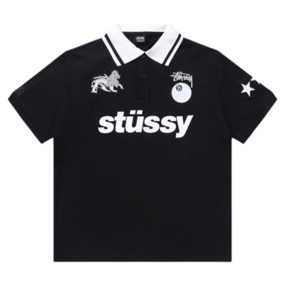 Stussy World Tour Polo Shirt “Black”