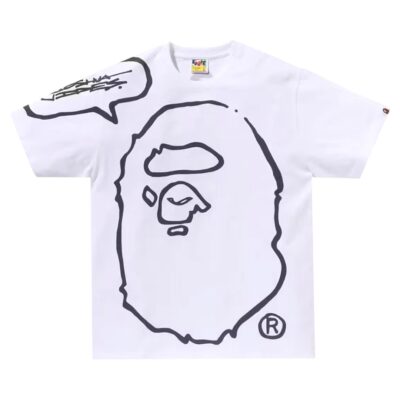 BAPE Joshua Vides Ape Head Tee “White”