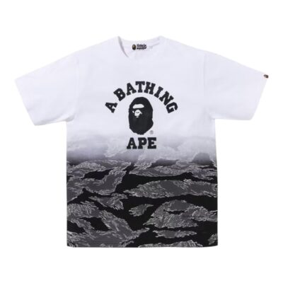 BAPE A Bathing Ape Tiger Camo Gradation Unisex Tee “White”