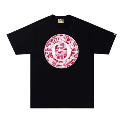 BAPE A Bathing Ape ABC Camo Busy Works Tee “Black/Pink“