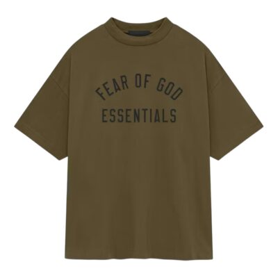 Fear of God Essentials Jersey Crewneck Tee “Olive”