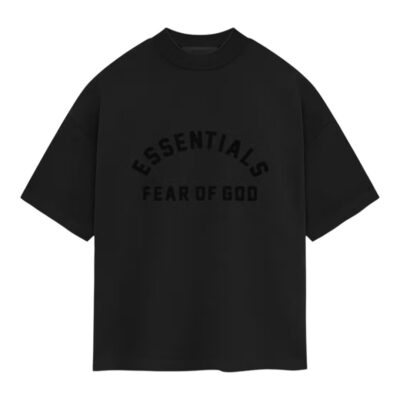Fear of God Essentials Heavy Jersey Crewneck Tee “Jet Black”