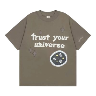 Broken Planet Trust Your Universe Tee “Dark Khaki”