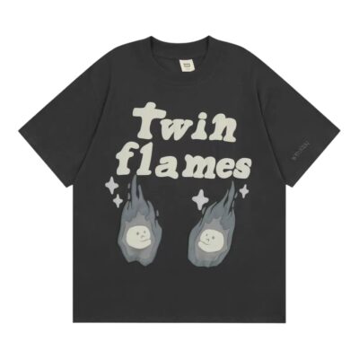 Broken Planet Twin Flames Tee “Dark Grey”
