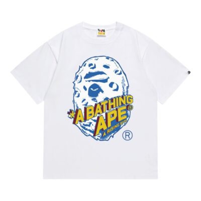 BAPE Moon Ape Head Tee “White”