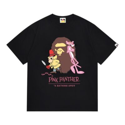 BAPE x Pink Panther Ape Head Tee “Black”