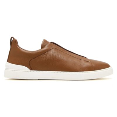Zegna Triple Stitch sneakers “Brown”