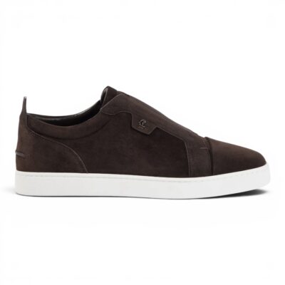 Christian Louboutin St Louis suede slip-on sneakers “Brown”