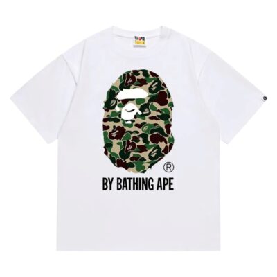BAPE ABC Camo By Bathing Ape Tee “White/Green”