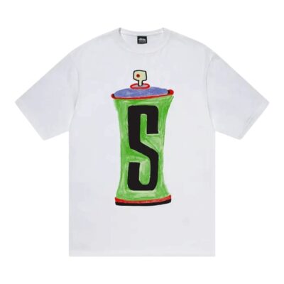 Stussy Spraycan Tee “White”