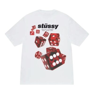 Stussy Rollers Tee “White“