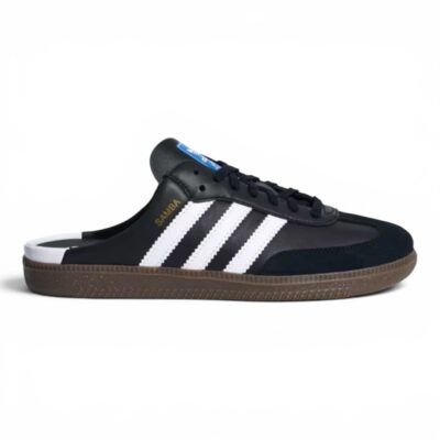 Adidas Samba OG Mule Shoes “Core Black/Cloud White/Gum”