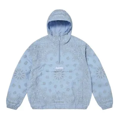 Supreme Reflective Bandana Anorak “Light Blue”