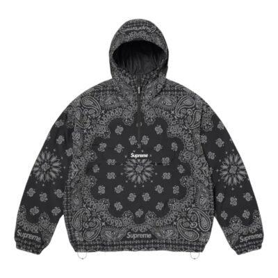 Supreme Reflective Bandana Anorak “Black”