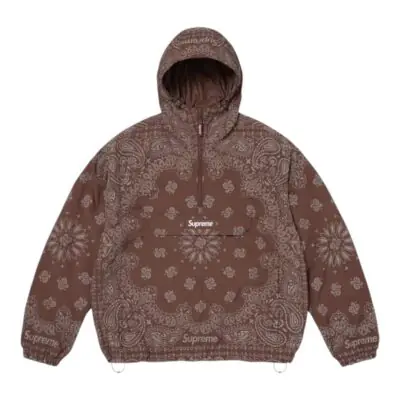 Supreme Reflective Bandana Anorak “Brown”